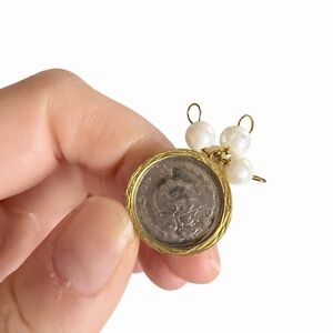 Unique Vintage Coin Charm Pendant ✨